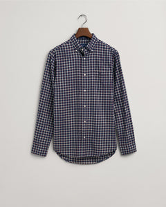 GANT - Reg Gingham Twill Shirt, Evening Blue