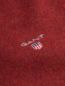 GANT - Superfine Lambswool Half Zip, Port Red (XL Only)