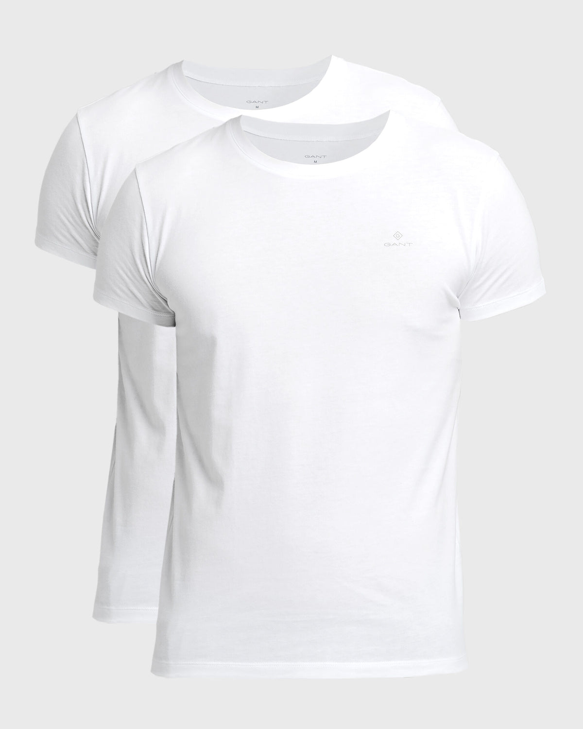 Gant - 2-Pack Crew Neck T-Shirts, White