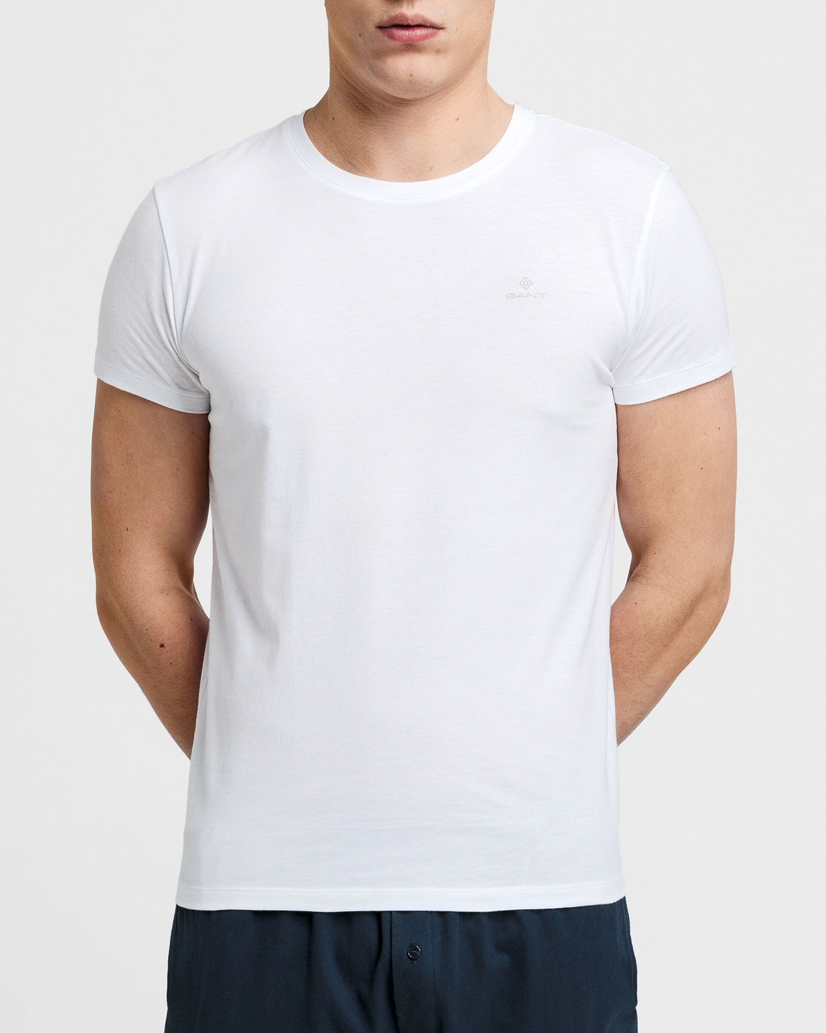 Gant - 2-Pack Crew Neck T-Shirts, White