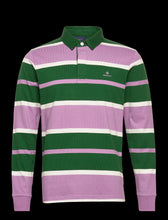 Load image into Gallery viewer, Gant - Repeat Stripe Rugby Jersey- Orchid Lilac (L Only)
