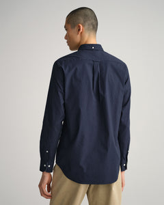 GANT - Reg Micro Print Oxford Shirt, Evening Blue