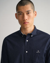Load image into Gallery viewer, GANT - Reg Micro Print Oxford Shirt, Evening Blue
