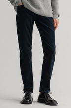 Load image into Gallery viewer, GANT - Hayes, Slim Cord Jeans, Navy
