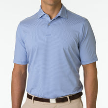 Load image into Gallery viewer, Fairway &amp; Greene - USA Mini Stripe Jersey Polo, Baltic
