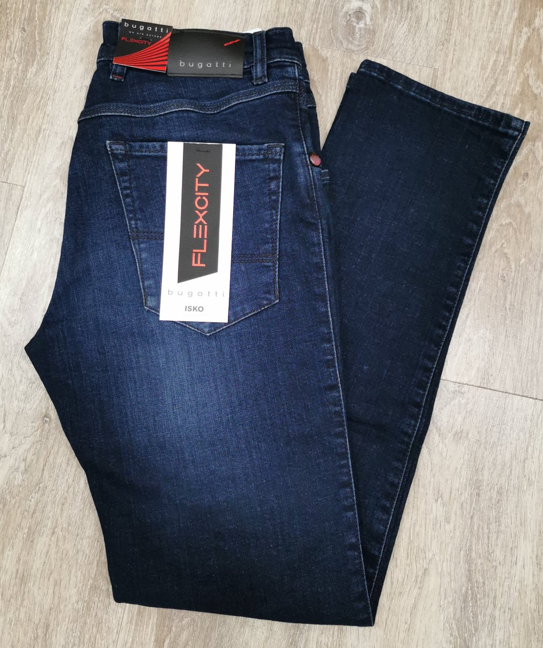 Bugatti - Flexcity Fitted Dark Indigo Jeans