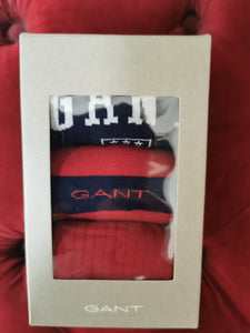 GANT - 3 Pack Gift Box, Navy/Red