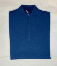 Load image into Gallery viewer, Magee Knitwear- Lunnaigh 1/4 Zip , Navy
