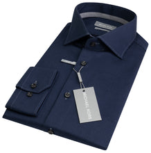 Load image into Gallery viewer, Michael Kors - Dobby Slim Fit Shirt, Navy
