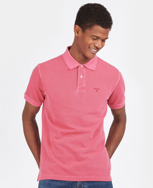 Barbour - Washed Sports Polo, Fuchsia (S Only)