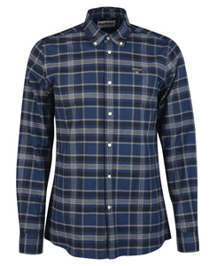 Barbour - Helton Tailored Shirt, Navy (XXL Only)