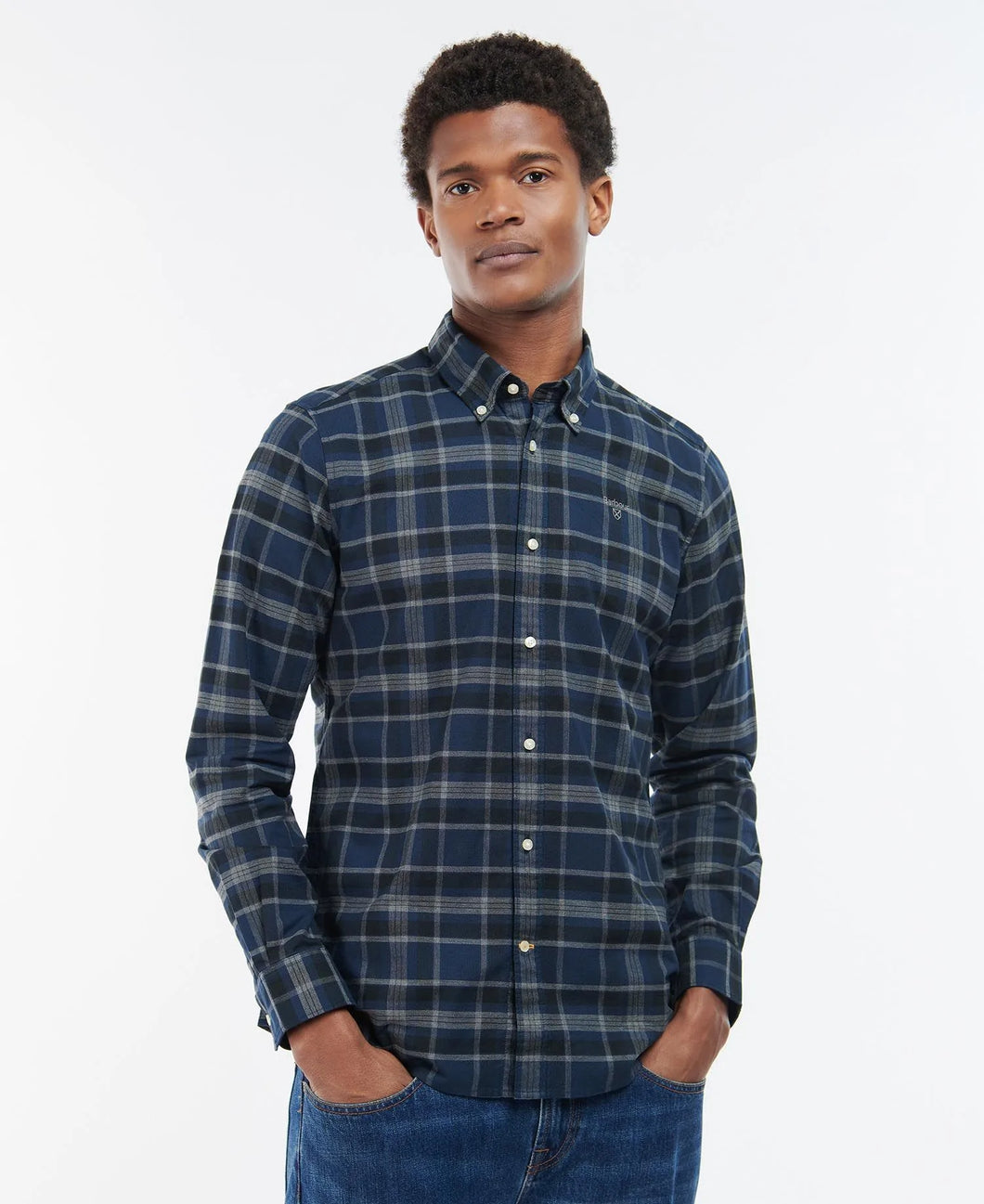 Barbour - 3XL - Helton Tailored Shirt, Navy