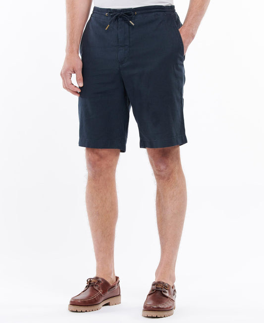Barbour - Linen Cotton Mix Short, City Navy (34W only)