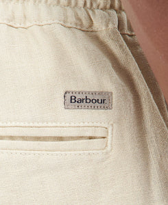 Barbour - Linen Cotton Mix Short, Light Stone