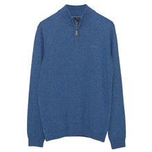 Load image into Gallery viewer, Magee Knitwear - 3XL - Gweedore  1/4 Zip , Blue
