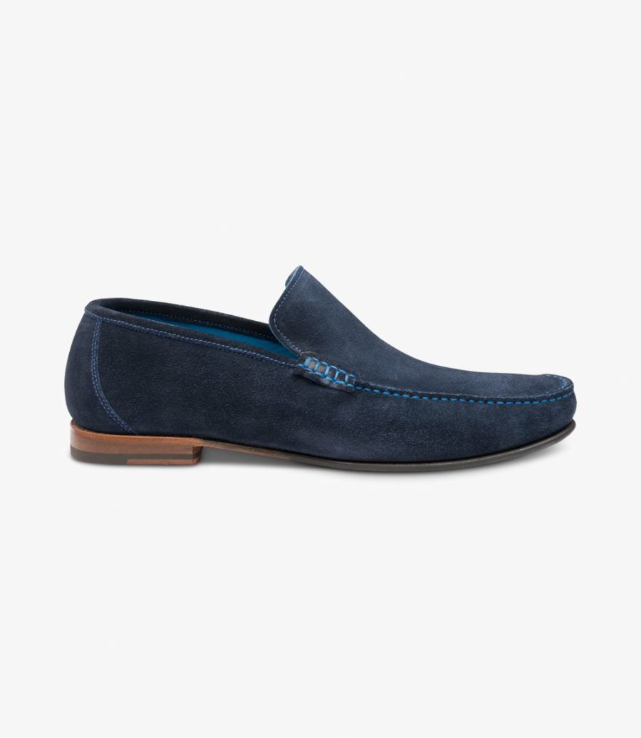 Loake - Nicholson Moccasin Leather Navy