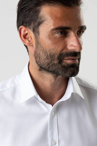 Olymp - Body Fit Shirt 2 Ply Cotton, White