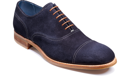 Barker - Pullman, Navy Suede