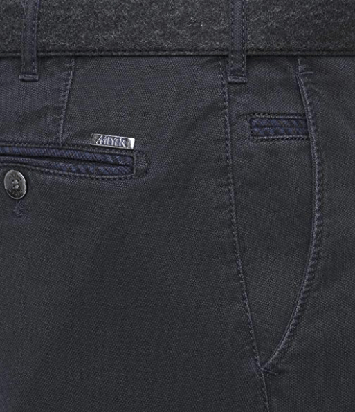 Meyer - Roma, Grey Super Stretch Trouser - Tector Menswear