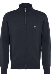 Fynch Hatton - 3XL - Full Zip Cardigan, Navy
