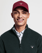 Load image into Gallery viewer, GANT - Superfine Lambswool Half Zip, Tartan Green (XL only) - Tector Menswear
