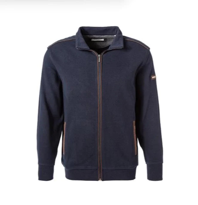 Bugatti - 3XL - Sweatshirt Jacket, Navy