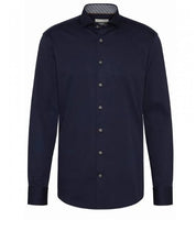 Load image into Gallery viewer, Bugatti - Navy Shirt, Contrast Collar (S &amp; XL Only)
