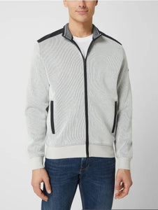 Bugatti - Sweatshirt Troyer Full Zip, Grey