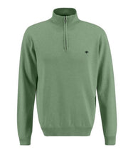 Load image into Gallery viewer, Fynch-Hatton - 3XL - Knit Quarter Zip, Spring Green

