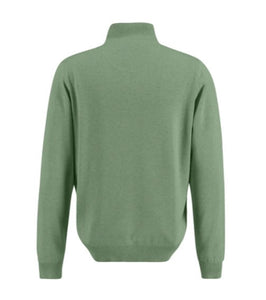 Fynch-Hatton - 3XL - Knit Quarter Zip, Spring Green