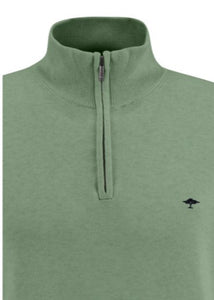 Fynch-Hatton - 3XL - Knit Quarter Zip, Spring Green