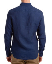 Load image into Gallery viewer, Michael Kors - Cotton Slim Fit Shirt, Washed Linen, Navy
