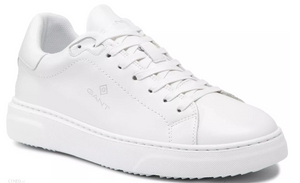 GANT- Joree, Lightweight Leather Trainer, White