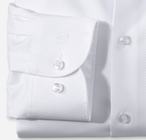 OLYMP Level Five, Body Fit, White twill - Tector Menswear