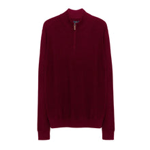 Load image into Gallery viewer, Magee - 3XL - Gweedore Knitwear 1/4 Zip, Wine Red
