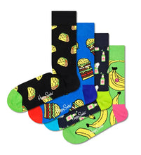 Load image into Gallery viewer, Happy Socks - Yummy Yummy Socks Gift Set, 4 pack
