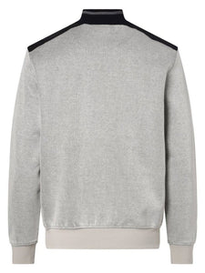 Bugatti - 3XL - Sweatshirt Troyer Half Zip, Grey