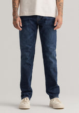 Load image into Gallery viewer, GANT - Arley Regular Fit Jeans, Dark Blue Worn In
