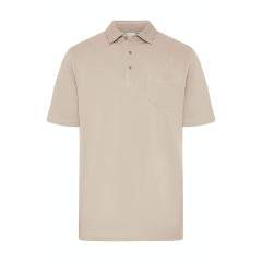 Bugatti - Plain Polo Shirt, Ecru