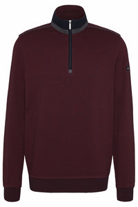 Bugatti - Geo Print Sweatshirt, Port/Navy