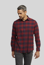 Load image into Gallery viewer, Bugatti -  Flannel Check Shirt, Red (L &amp; XXL Only)
