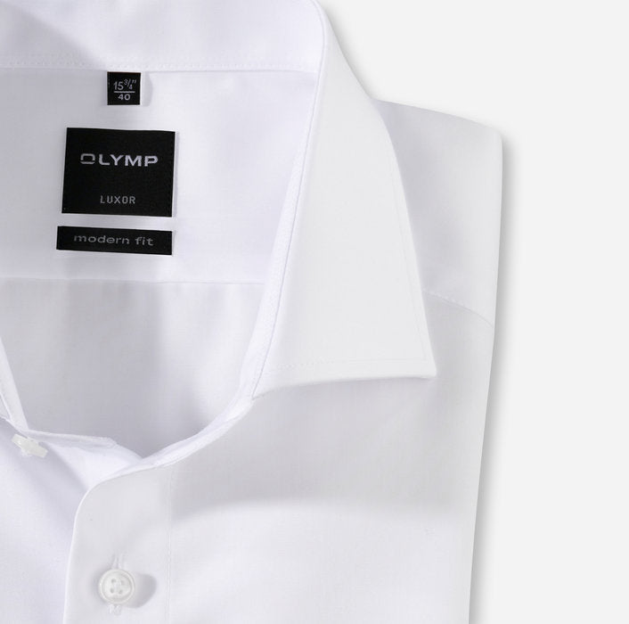 Olymp - White Shirt, Modern Fit, Double Cuff