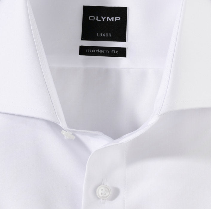Olymp - White Shirt, Modern Fit, Double Cuff