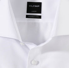 Load image into Gallery viewer, Olymp - White Shirt, Modern Fit, Double Cuff
