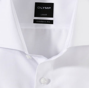 Olymp - White Shirt, Modern Fit, Double Cuff