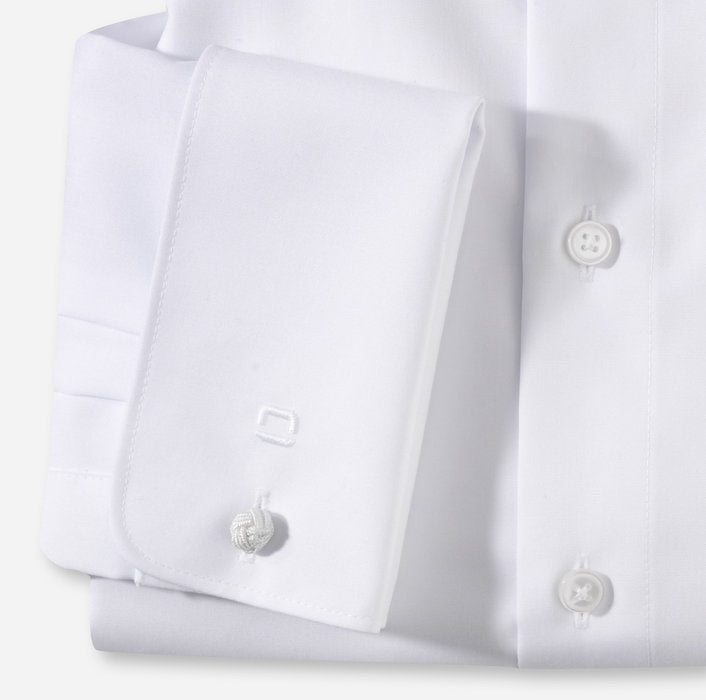 Olymp - White Shirt, Modern Fit, Double Cuff