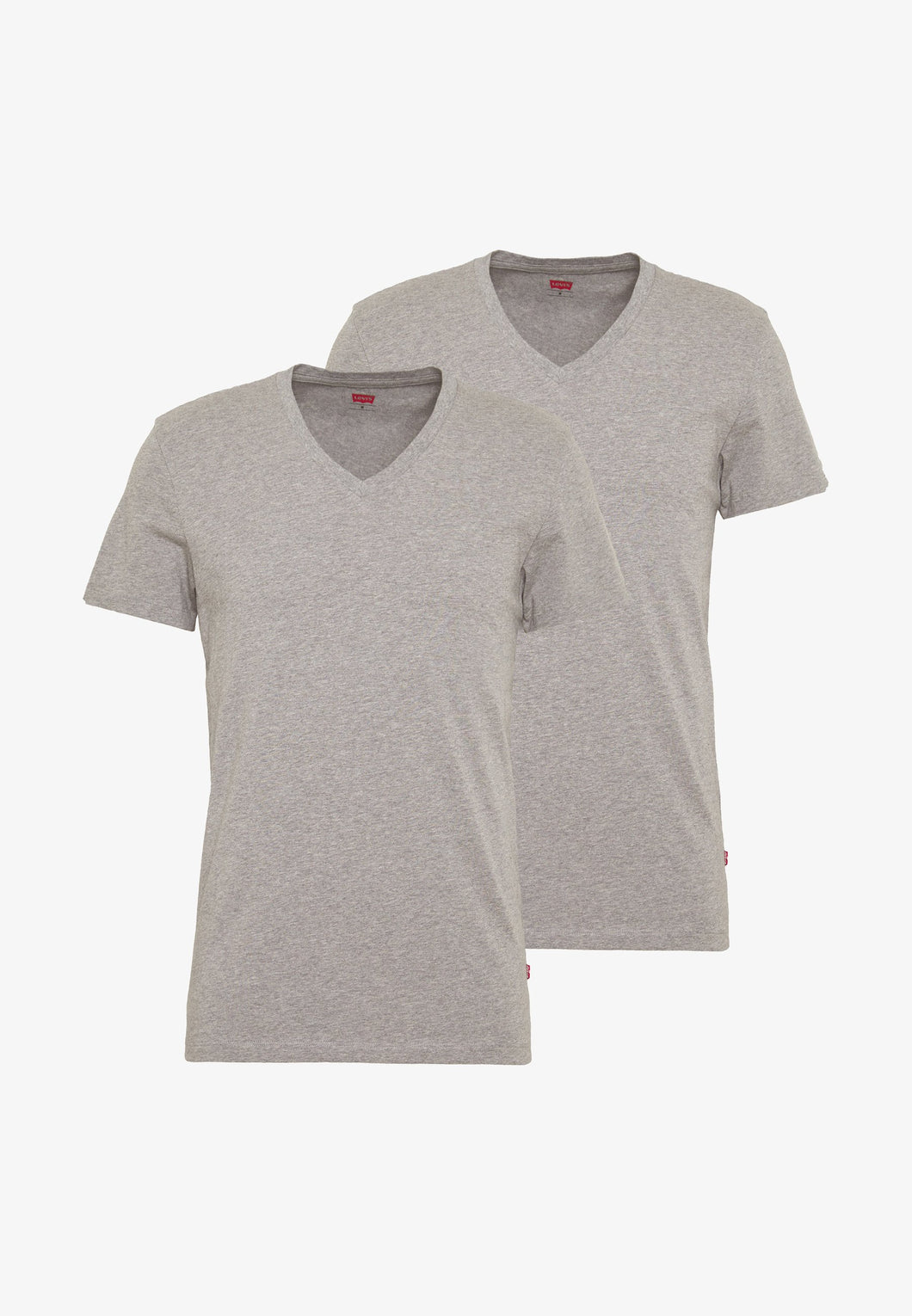 Levis - 2 Pack, V Neck T-Shirt, Grey