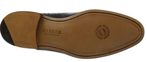Barker - Devon, Black Calf (Size 10 Only)
