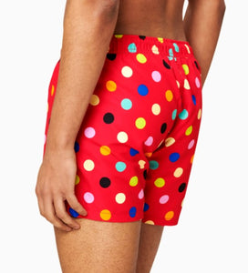 Happy Socks - Big Dot Swim Shorts, Pink