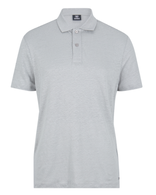 Strellson - Draven  Linen Polo, Silver